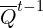 \overline{Q}^{t-1}