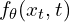 f_{\theta}(x_t, t)