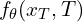 f_{\theta}(x_T, T)