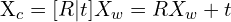 $\HUGE X_c = [R | t] X_w = R X_w + t$