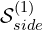 \mathcal{S}^{(1)}_{side} 