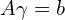 A \gamma = b