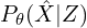 P_{\theta}(\hat{X}|Z)