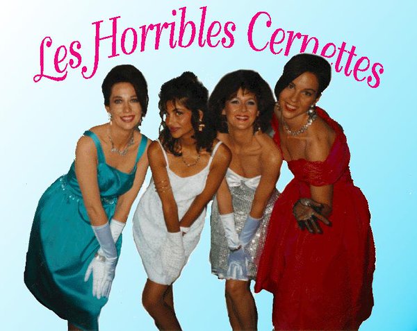 Shot of Les Horribles Cernettes-first image to be uploaded on the internet.