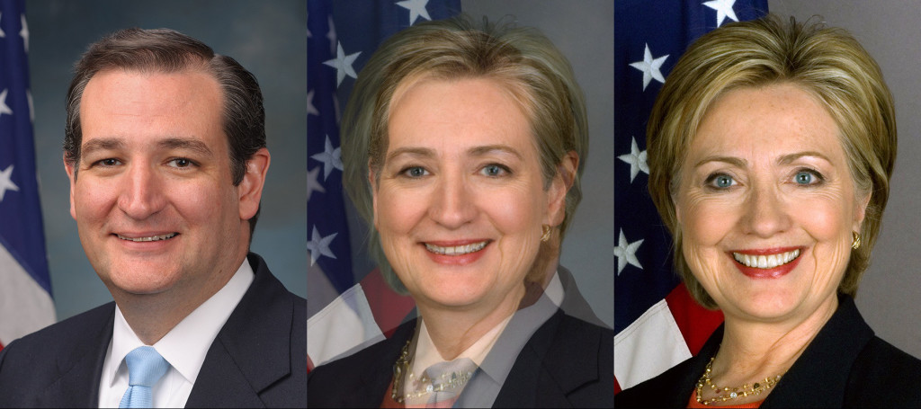 Ted Cruz Hillary Clinton Morph