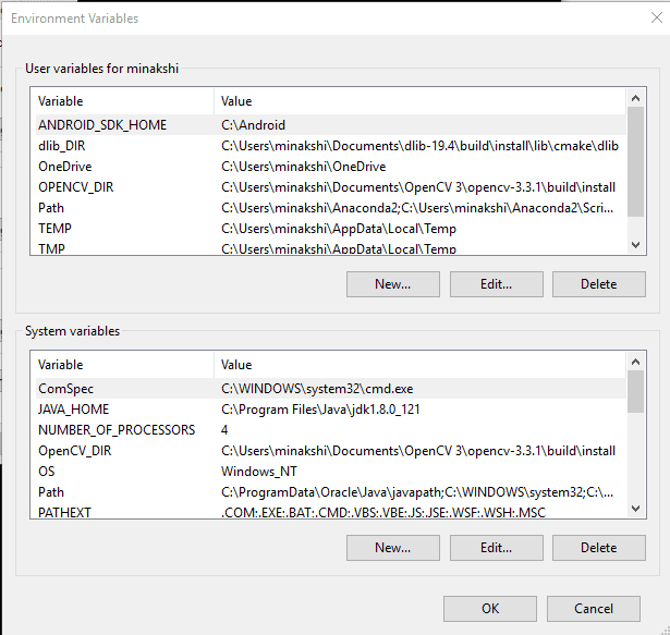 Как удалить opencv windows