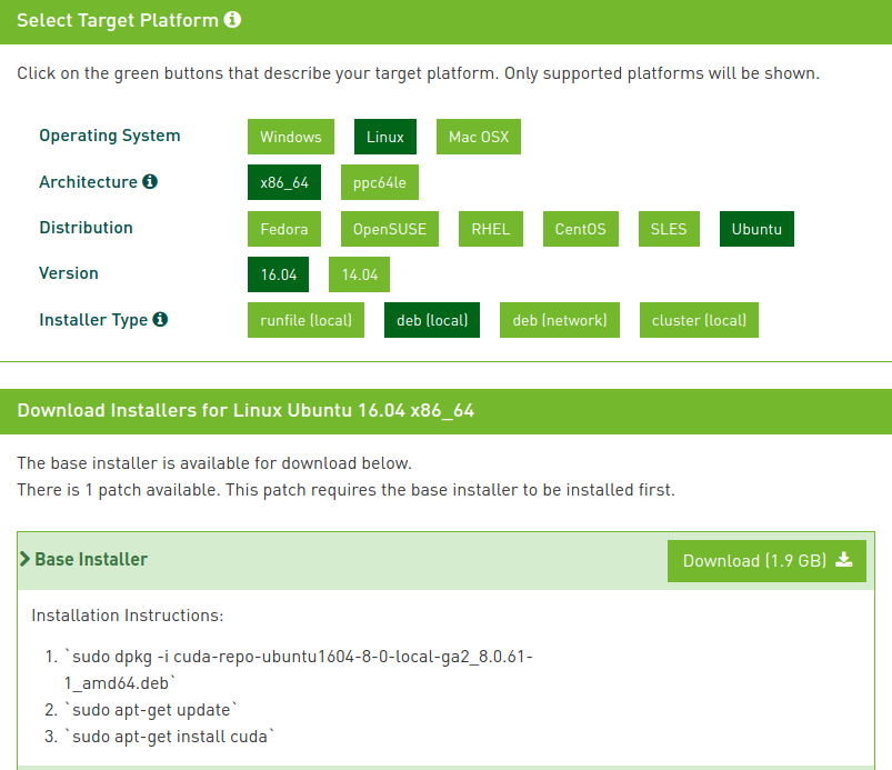 Ubuntu tensorflow online gpu