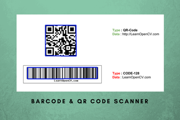 Barcode and QR code Scanner using ZBar and OpenCV