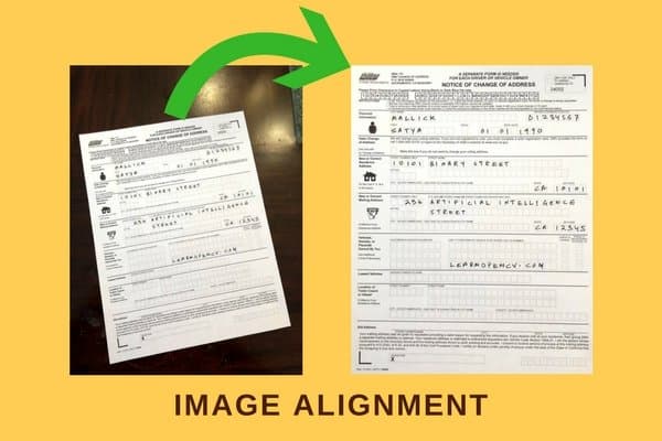 Image Alignment Using OpenCV