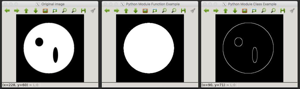 Python Module from OpenCV C++ Example