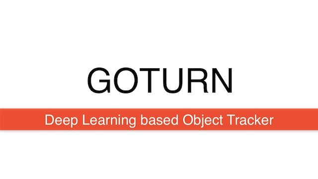 GOTURN : Deep Learning based Object Tracker