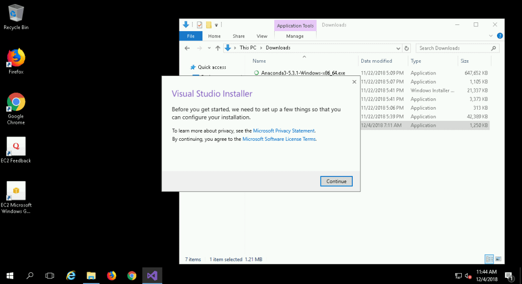 Visual Studio Installer