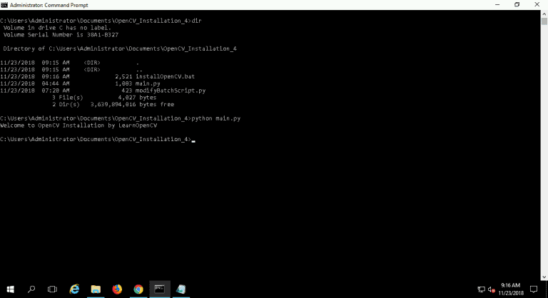 Install OpenCV 3.4.4 on Windows | LearnOpenCV