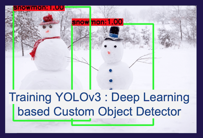 yolov3 training- custom object detector