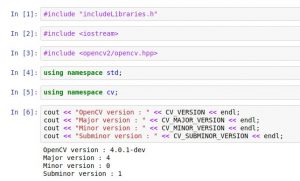 Xeus-Cling: Run C++ code in Jupyter Notebook | LearnOpenCV