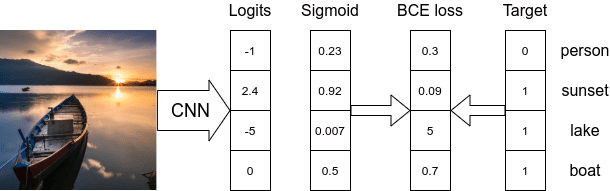 model scheme sigmoid classifier binarycrossentropyloss