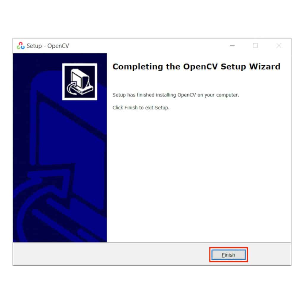 Install OpenCV 4 on Windows