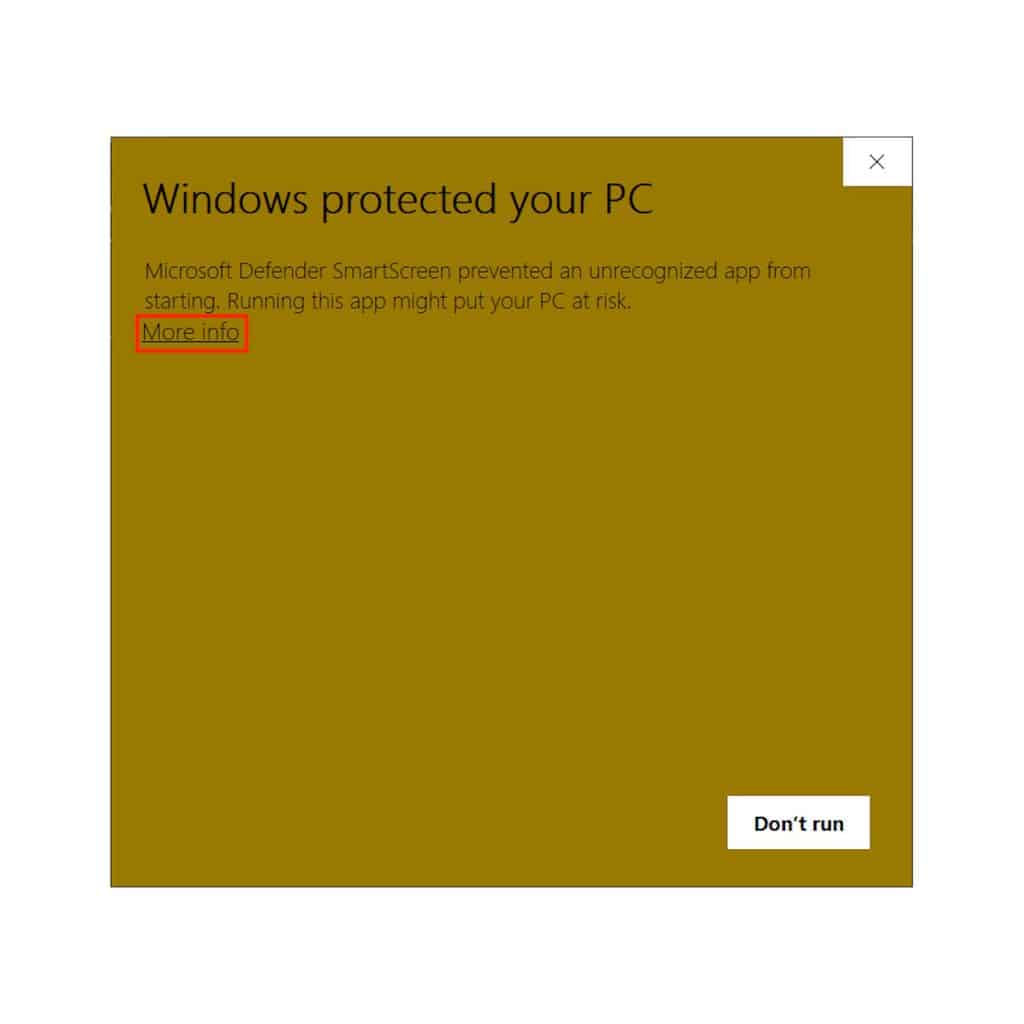 Microsoft Defender SmartScreen protecting against phishing or malware files