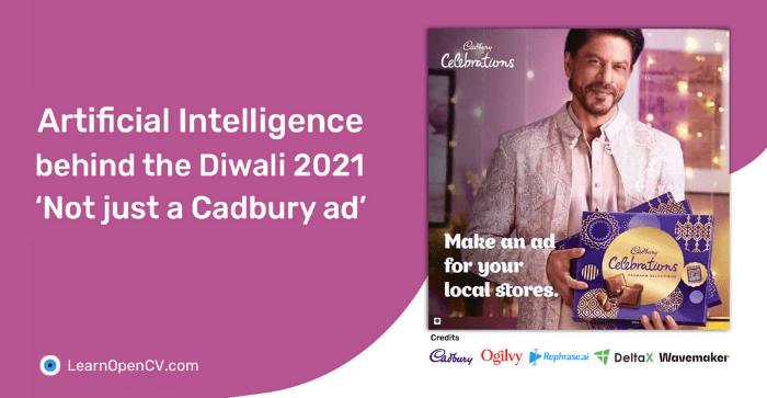 Shah Rukh Khan Cadbury Ad using a real time application of Audio Generation (Text To Speech) and Lip Sync ( Sync audio with Video )