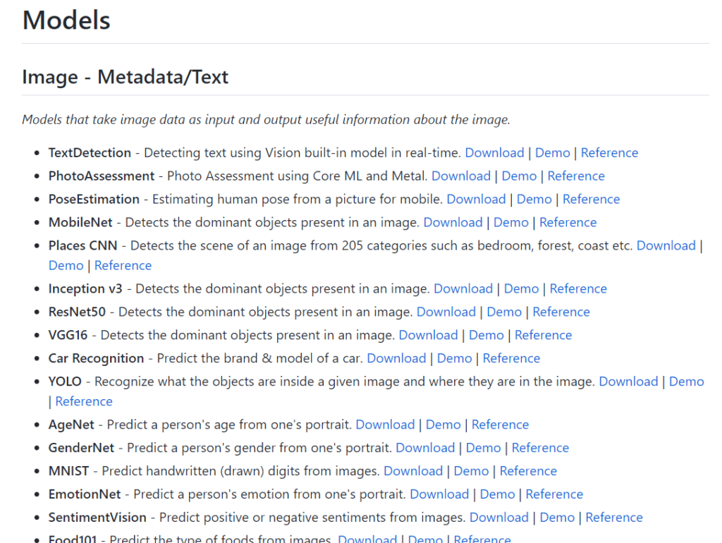 Awesome CoreML Repository
