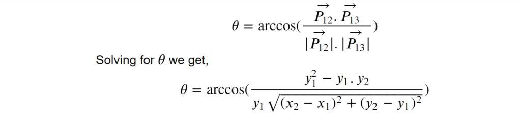 Angle between two vectors