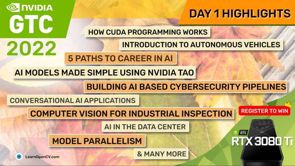 NVIDIA GTC 2022 feature image 