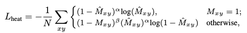 Formula for Heatmap Loss