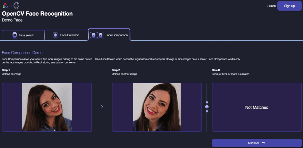 opencv fr doppelganger face comparison 1