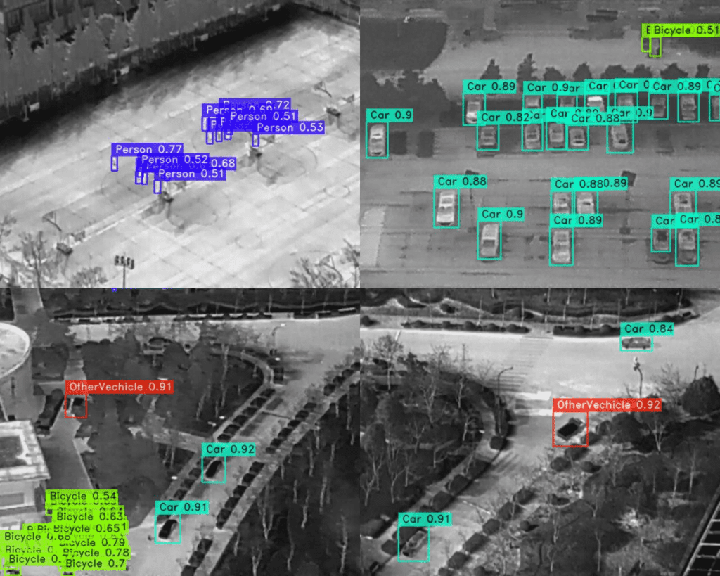 Inference results using the fine-tuned YOLO NAS model after training it on the custom dataset.