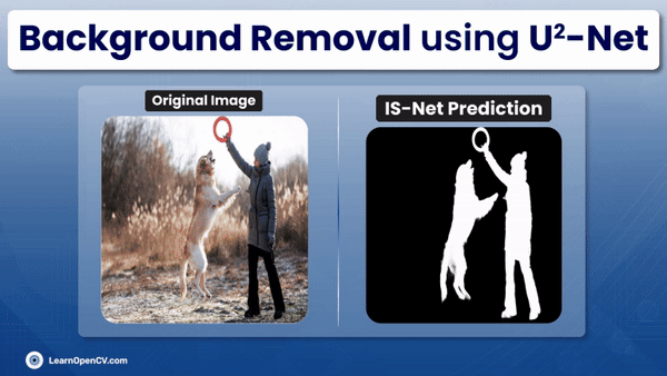 Efficient Background removal using U2-Net feature gif