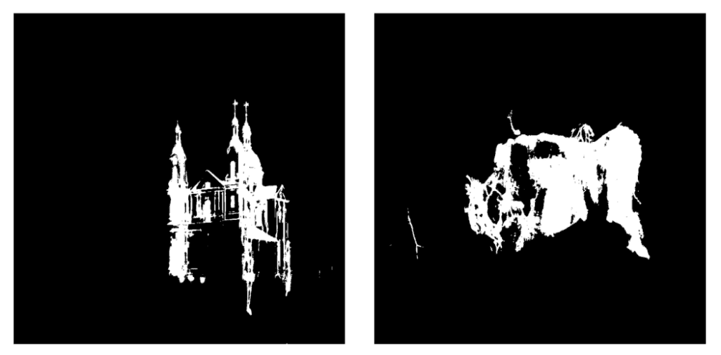 U2-Net: Thresholded masks from IS-Net predictions