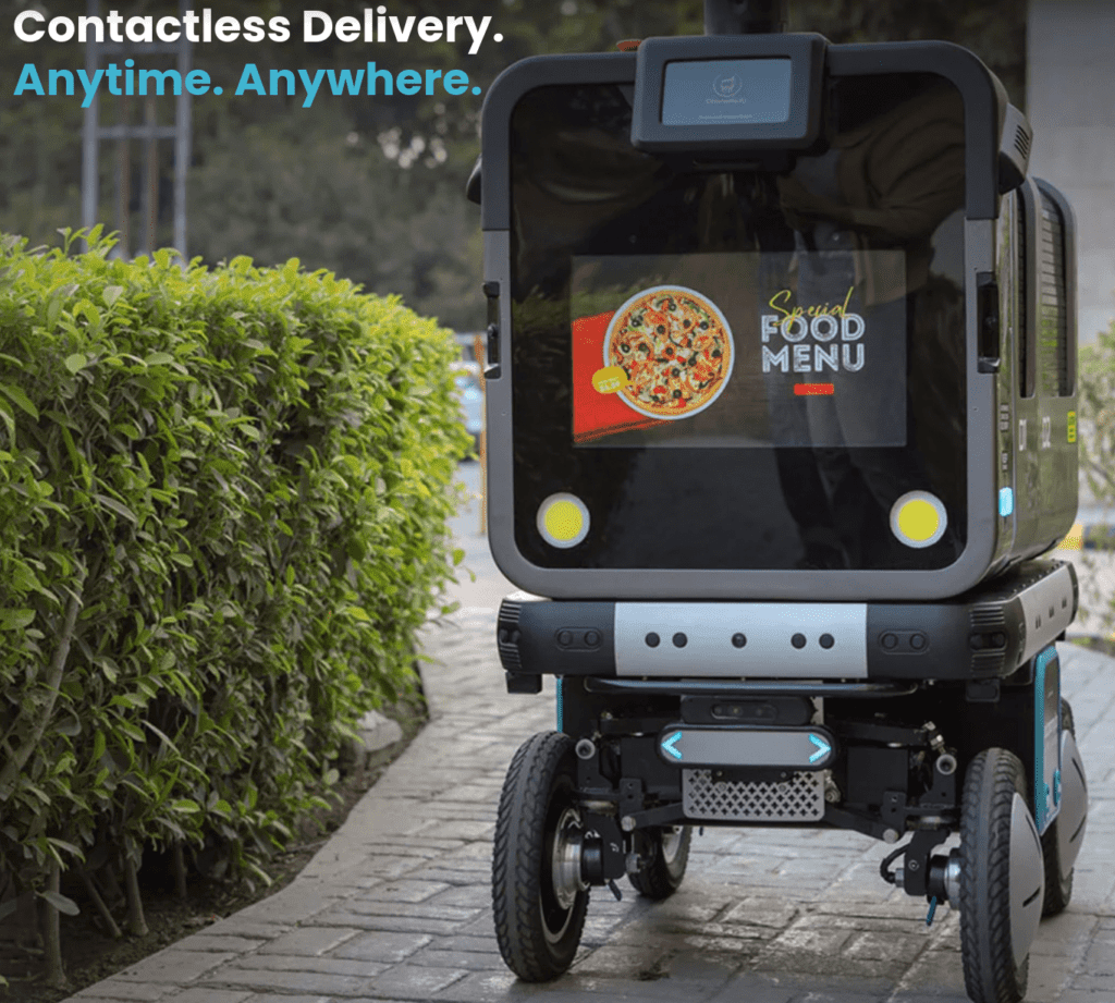 Ottonomy robots to power last mile delivery.