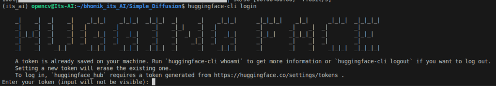 huggingface, cli, login, diffusers, stable diffusion