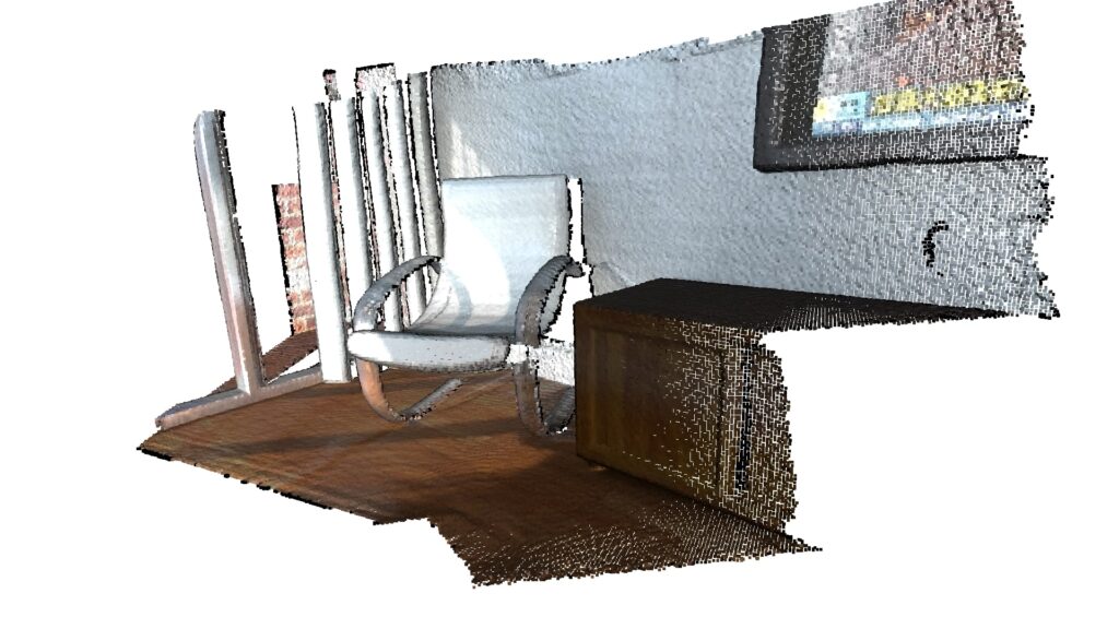 Point Cloud Demo Data - Open3D - Room chair