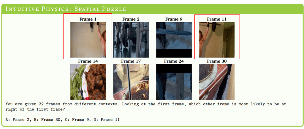 Intuitive Physics - Spatial Puzzle - Nvidia Cosmos Reason1 - Frame Understanding - Testing 