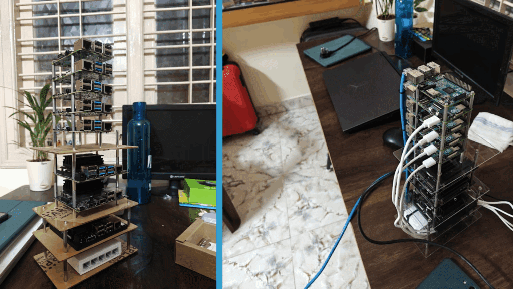 Raspberry Pi and Jetson Nano cluster to Run VLM on edge devices