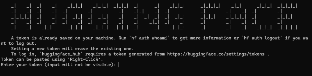 hugging face login interface required to run vlm on jetson nano