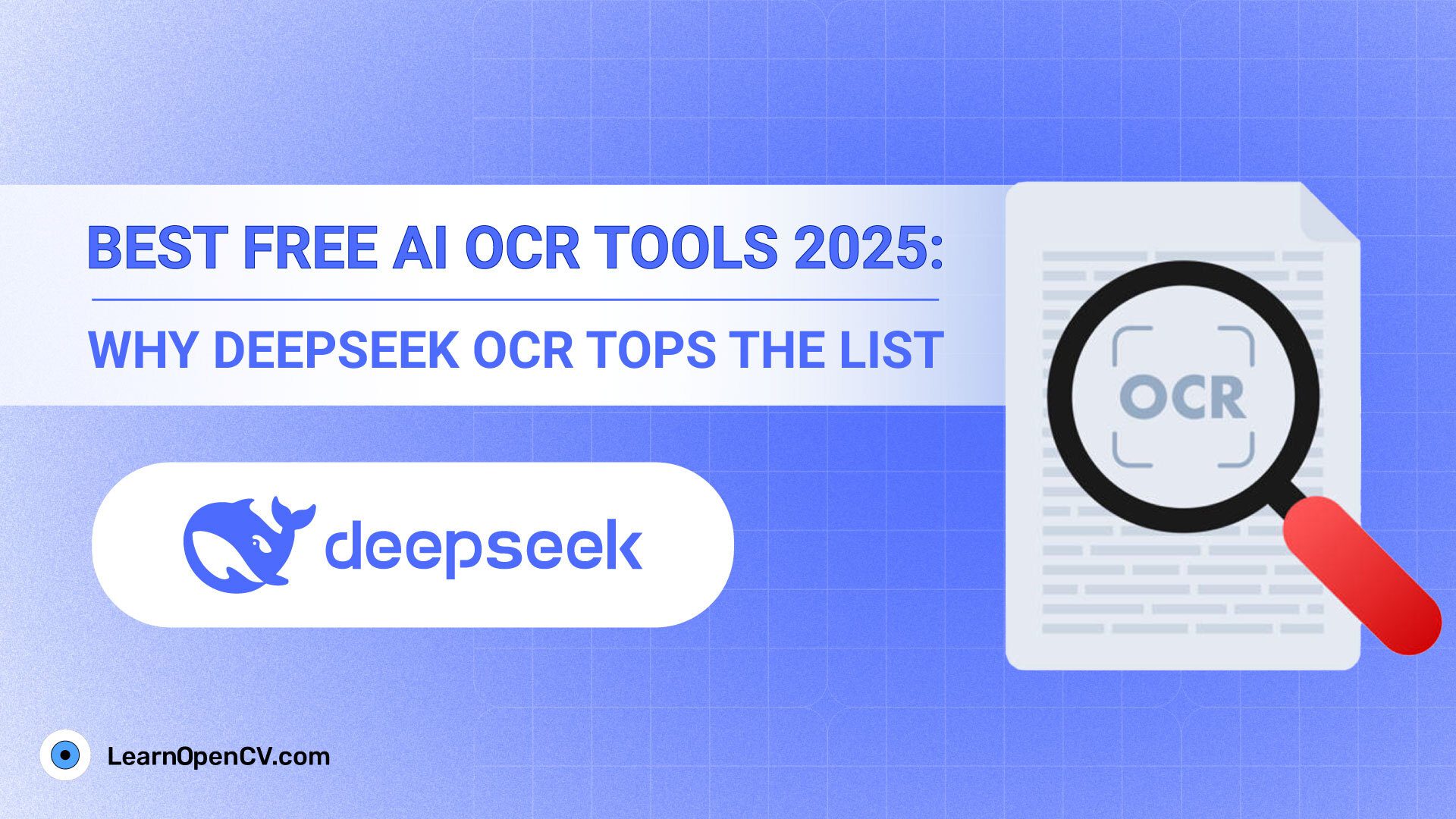 Deepseek OCR top free OCR in 2025