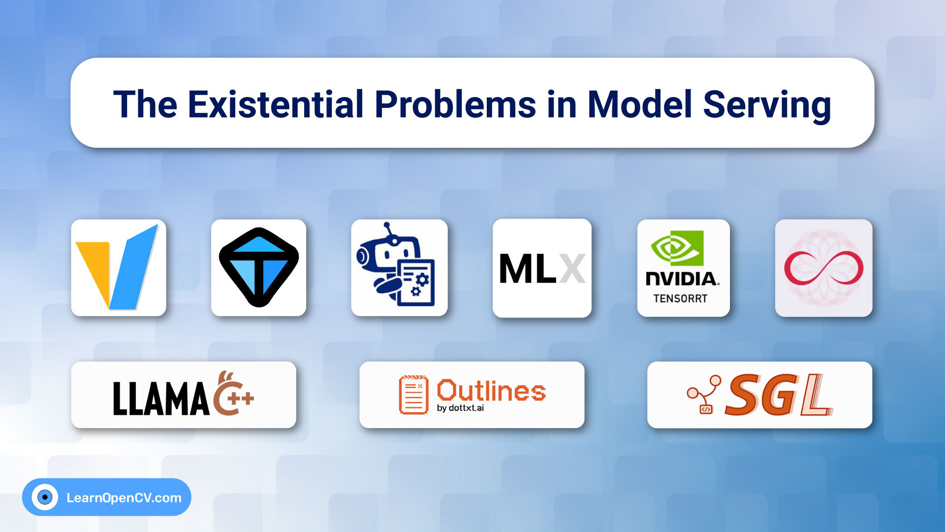 vLLM TGI SGLang Aphrodite MLX Llama.cpp solving problems in LLM serving